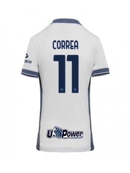 Inter Milan Joaquin Correa #11 Auswärtstrikot für Frauen 2024-25 Kurzarm